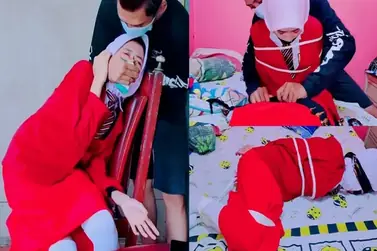 Ukhti ABG SMP Hijab Diikat BDSM Digenjot Brutal Becek